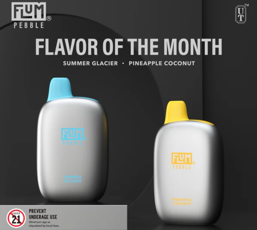 FLUM PEBBLE 6000 Puffs Vape - ananász kókusz: Trópusi élmény a 2025-ös magyar vape piacon